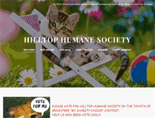 Tablet Screenshot of hilltophumane.org